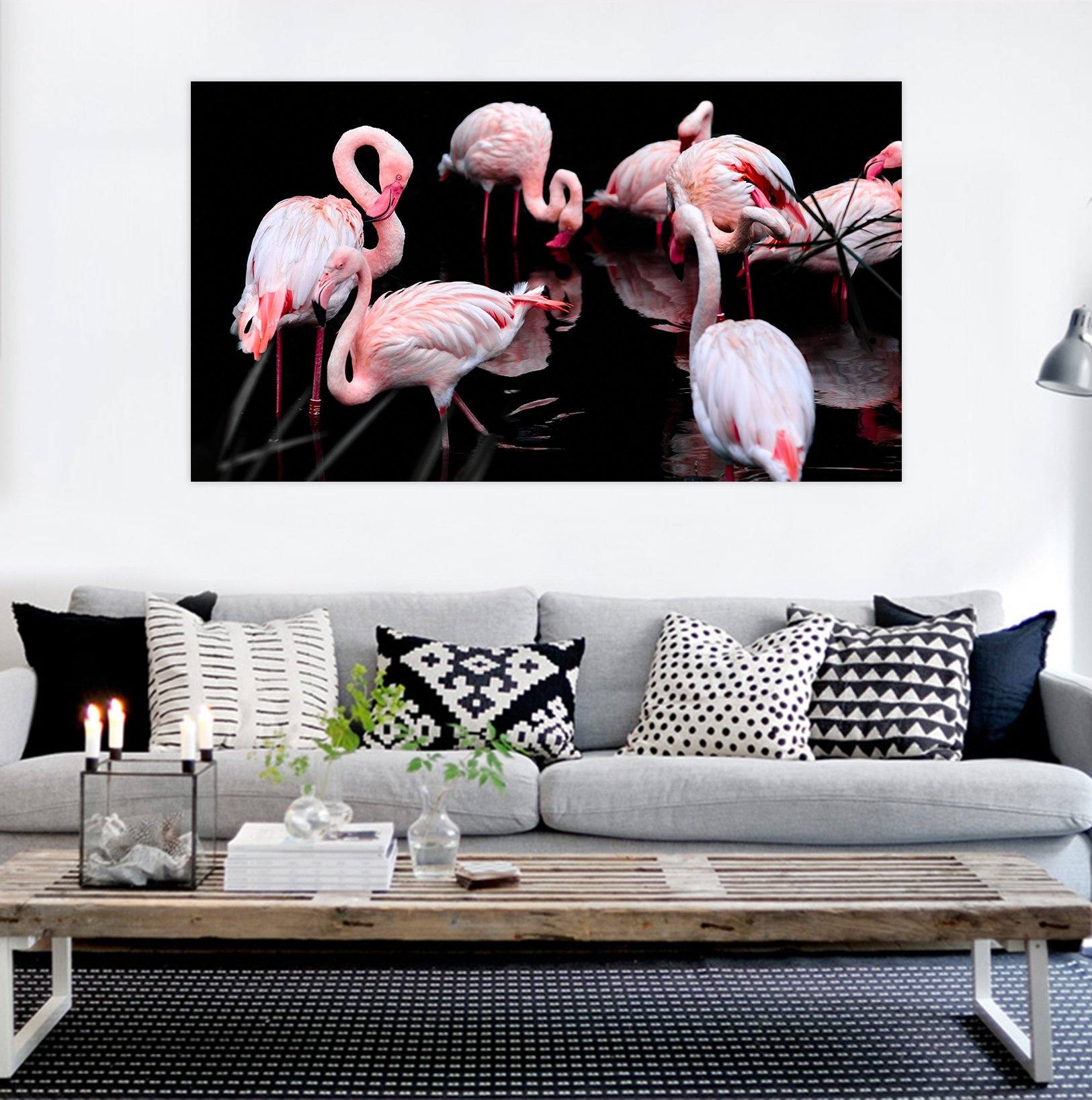 3D Pink-Flamingo 105 Animal Wall Stickers Wallpaper AJ Wallpaper 2 