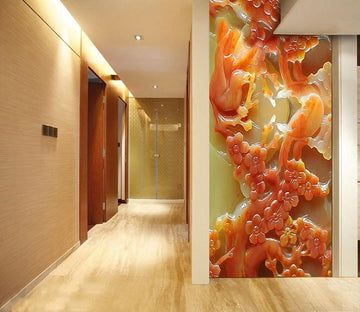 3D Flower texture floral stone Wallpaper AJ Wallpaper 1 