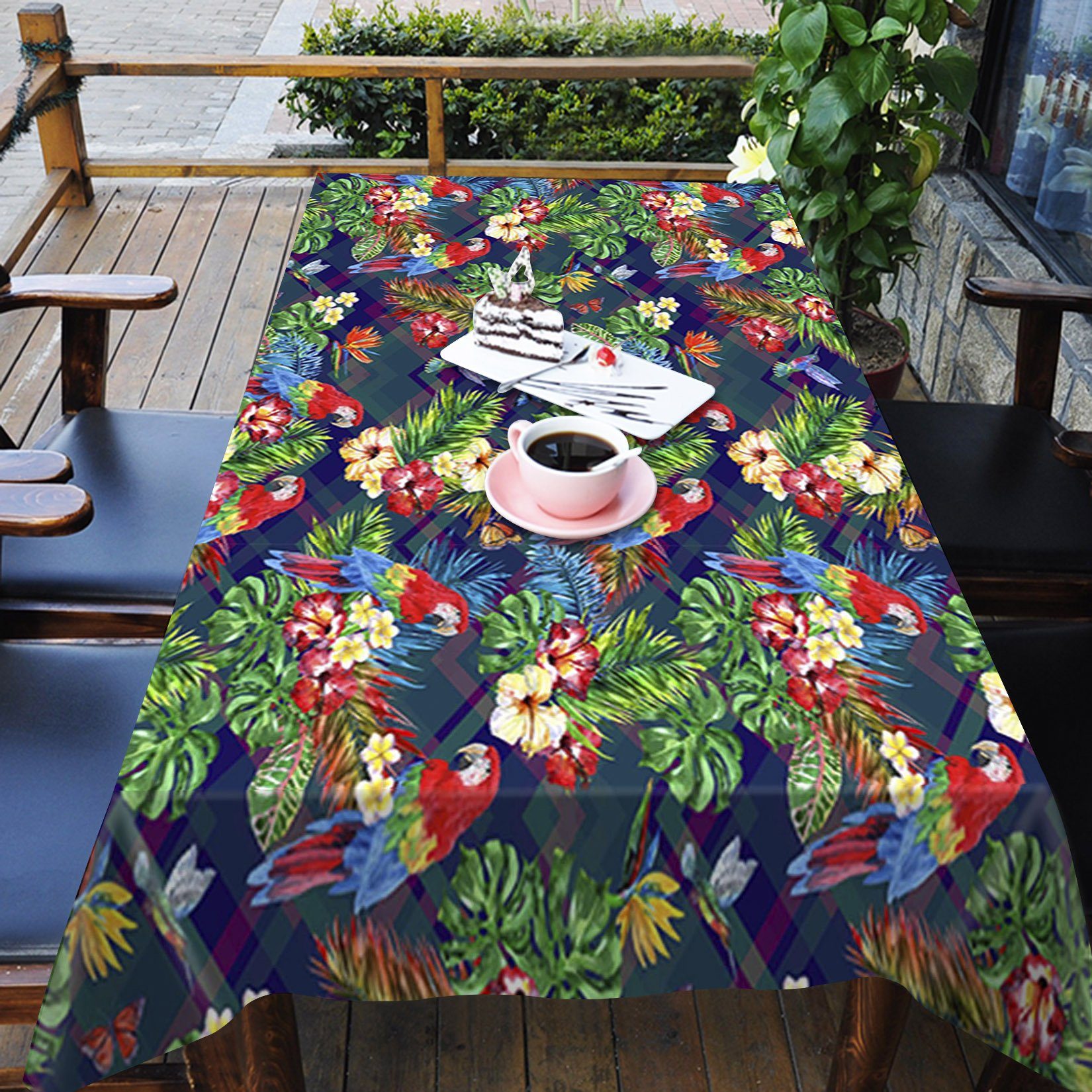 3D Flowers And Birds 574 Tablecloths Wallpaper AJ Wallpaper 