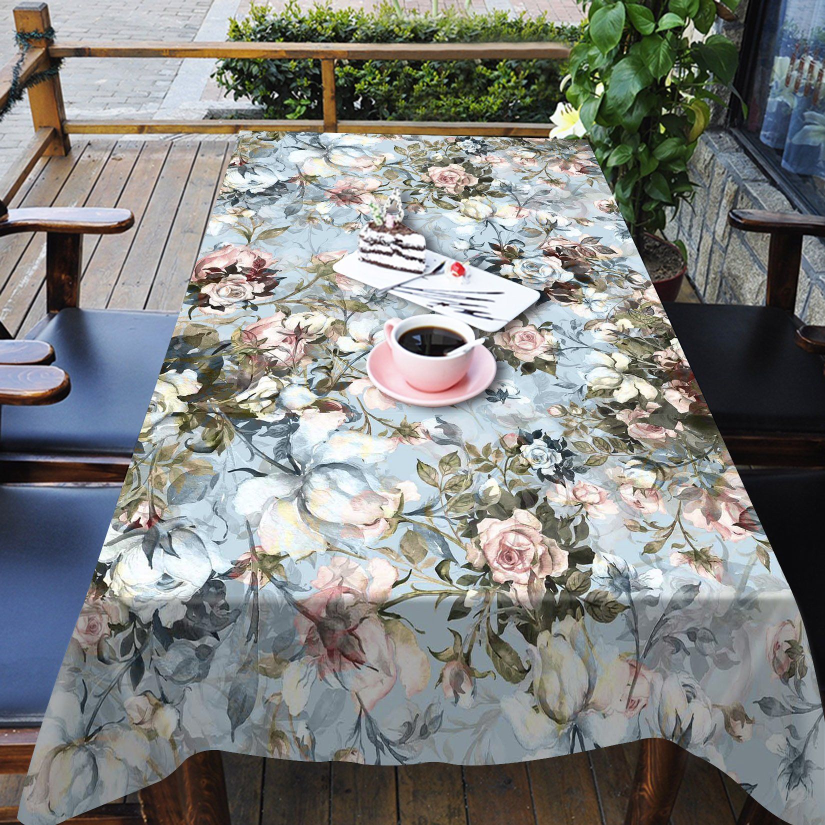 3D Flowers 614 Tablecloths Wallpaper AJ Wallpaper 