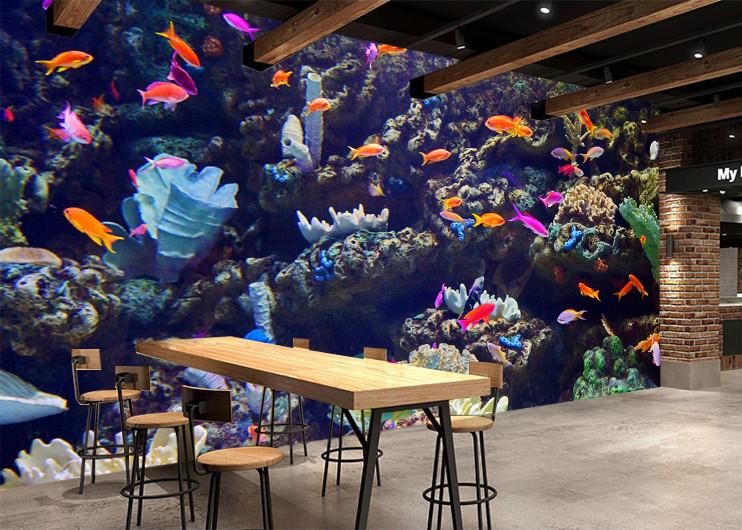 3D Seabed Fish 687 Wallpaper AJ Wallpaper 