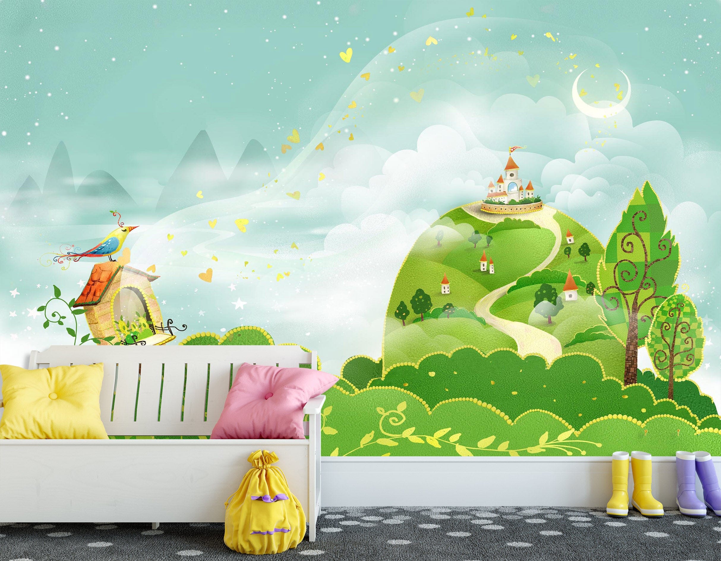 3D Green Forest 1707 Wall Murals Wallpaper AJ Wallpaper 2 