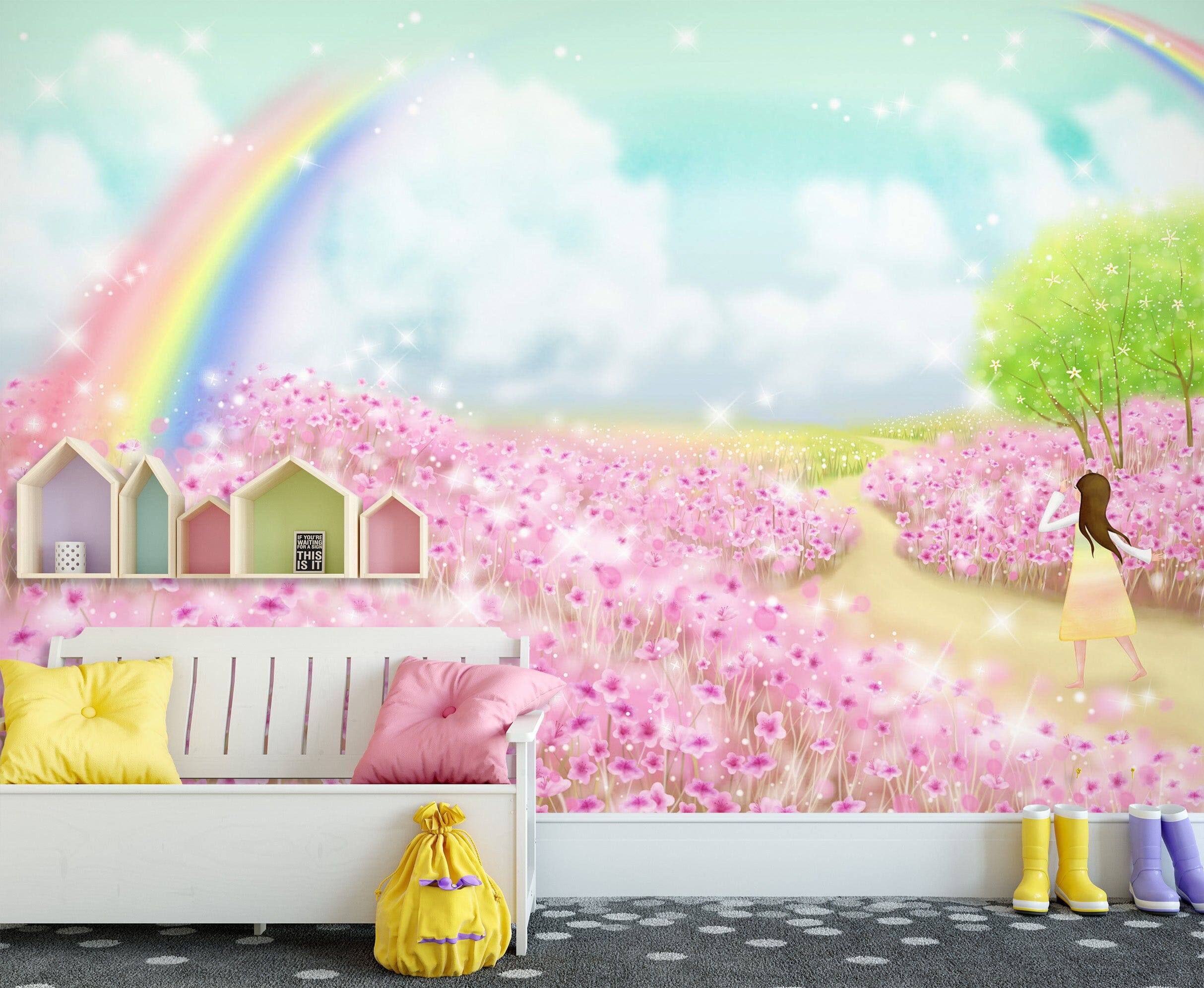 3D Rainbow World 1656 Wall Murals Wallpaper AJ Wallpaper 2 