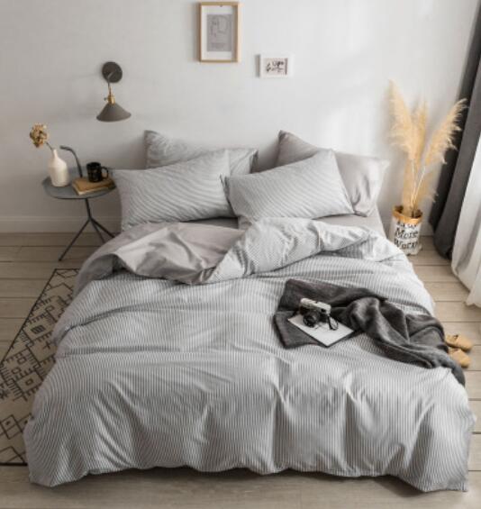 3D Light Grey 15082 Bed Pillowcases Quilt