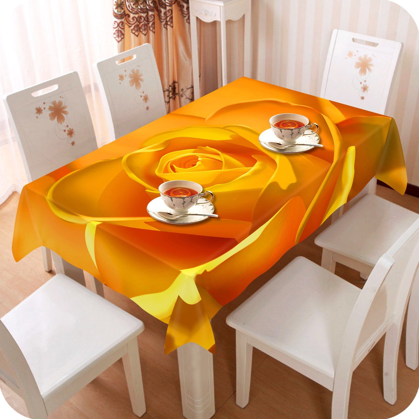 3D Grand Flower 212 Tablecloths Wallpaper AJ Wallpaper 