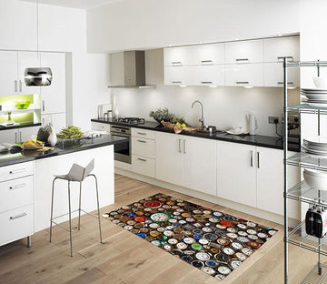 3D Various Clocks 631 Kitchen Mat Floor Mural Wallpaper AJ Wallpaper 