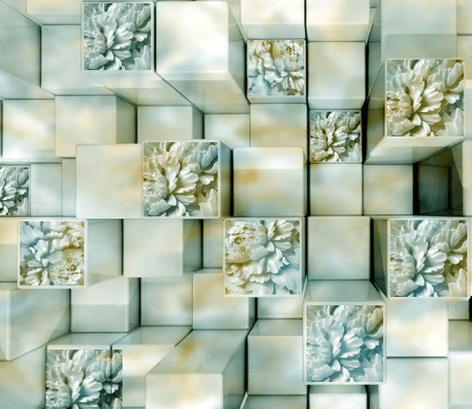 3D Elegant Pillars Floor Mural Wallpaper AJ Wallpaper 2 