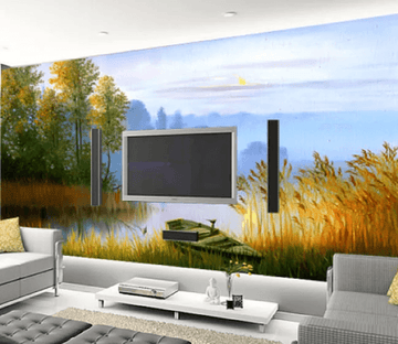 Riverside Scenery 2 Wallpaper AJ Wallpaper 