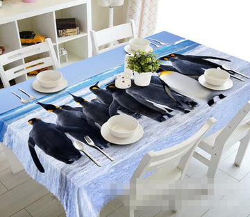 3D Penguins 1253 Tablecloths Wallpaper AJ Wallpaper 