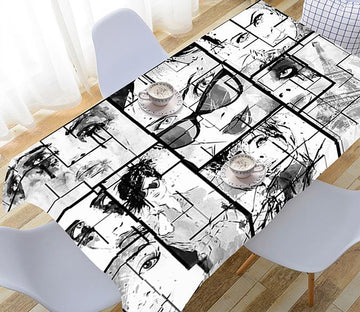 3D Graffiti Fashion Women 770 Tablecloths Wallpaper AJ Wallpaper 