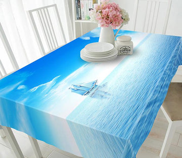 3D Peaceful Sea Sailing Ship 238 Tablecloths Wallpaper AJ Wallpaper 