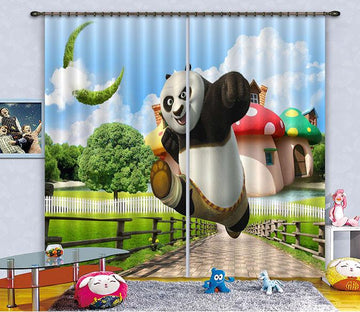 3D Kung Fu Panda 82 Curtains Drapes Wallpaper AJ Wallpaper 