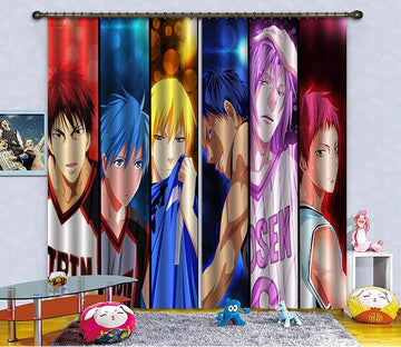 3D Basketball Boys 2409 Curtains Drapes Wallpaper AJ Wallpaper 
