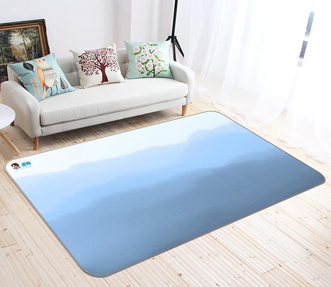 3D Blurry Mountains 158 Non Slip Rug Mat Mat AJ Creativity Home 