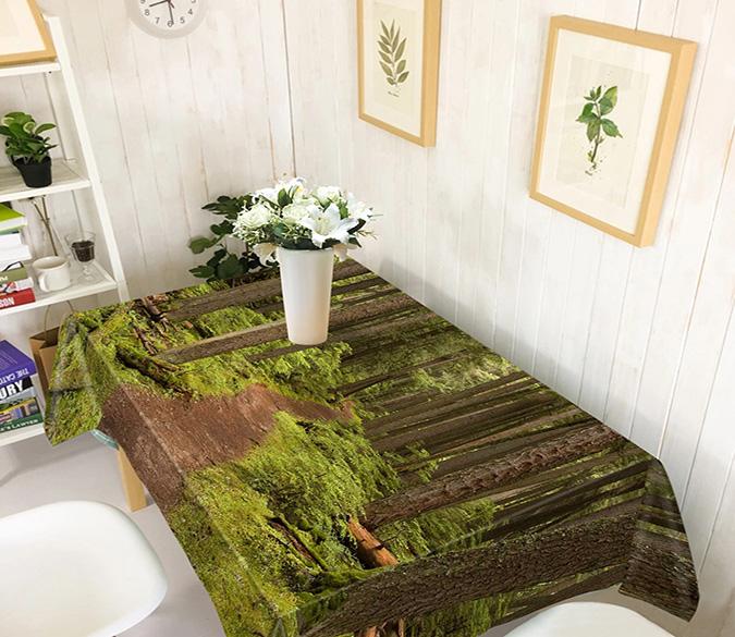 3D Thick Forest Road 741 Tablecloths Wallpaper AJ Wallpaper 