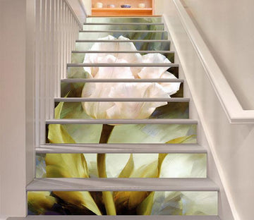 3D Elegant Tulip Flower 1001 Stair Risers Wallpaper AJ Wallpaper 
