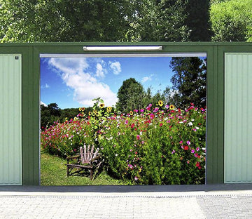 3D Lush Flowers 55 Garage Door Mural Wallpaper AJ Wallpaper 