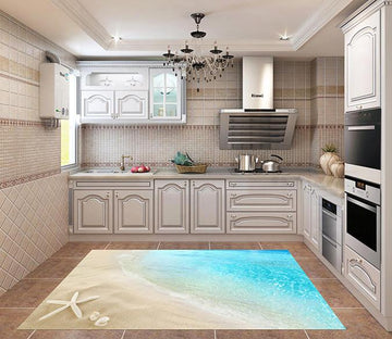 3D Beach Scenery Kitchen Mat Floor Mural Wallpaper AJ Wallpaper 