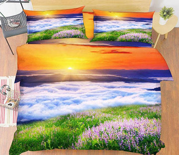 3D Sunrise Scenery 17 Bed Pillowcases Quilt Wallpaper AJ Wallpaper 