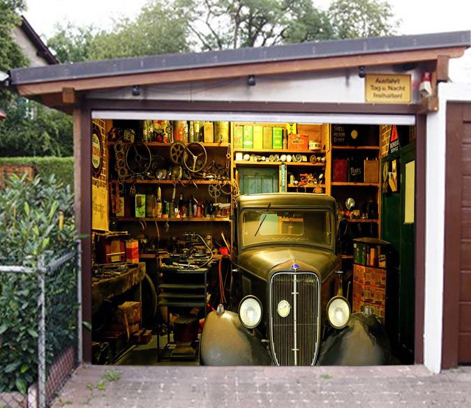 3D General Cargo Room 455 Garage Door Mural Wallpaper AJ Wallpaper 