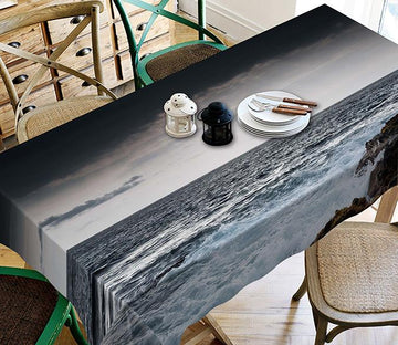 3D Gray Sea 120 Tablecloths Wallpaper AJ Wallpaper 