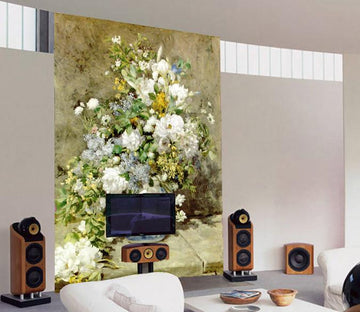 Fresh Flowers Vase Wallpaper AJ Wallpaper 