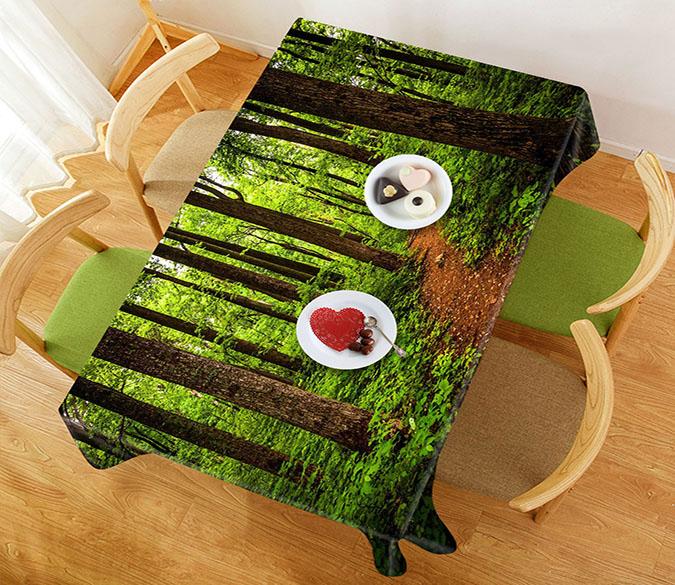 3D Forest Trail 592 Tablecloths Wallpaper AJ Wallpaper 