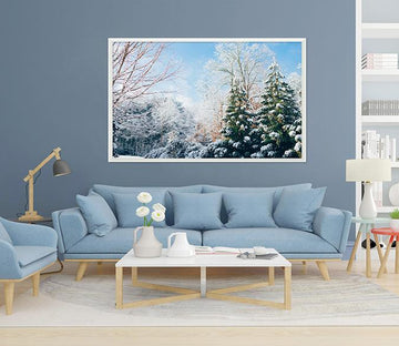 3D Snow White World 035 Fake Framed Print Painting Wallpaper AJ Creativity Home 