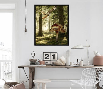 3D Small Mail Box 114 Fake Framed Print Painting Wallpaper AJ Creativity Home 