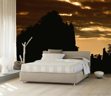 Evening Mountains Wallpaper AJ Wallpaper 