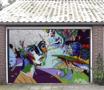 3D Girl Graffiti 313 Garage Door Mural Wallpaper AJ Wallpaper 