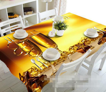 3D Champagne 909 Tablecloths Wallpaper AJ Wallpaper 
