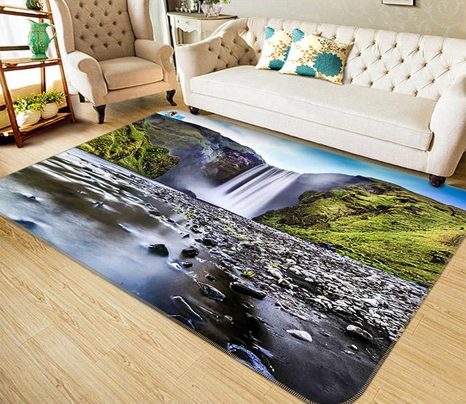 3D Waterfall 233 Non Slip Rug Mat Mat AJ Creativity Home 
