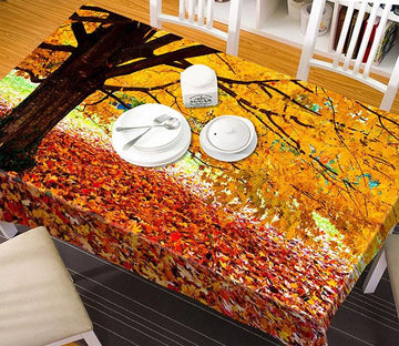 3D Tree Fallen Leaves 243 Tablecloths Wallpaper AJ Wallpaper 