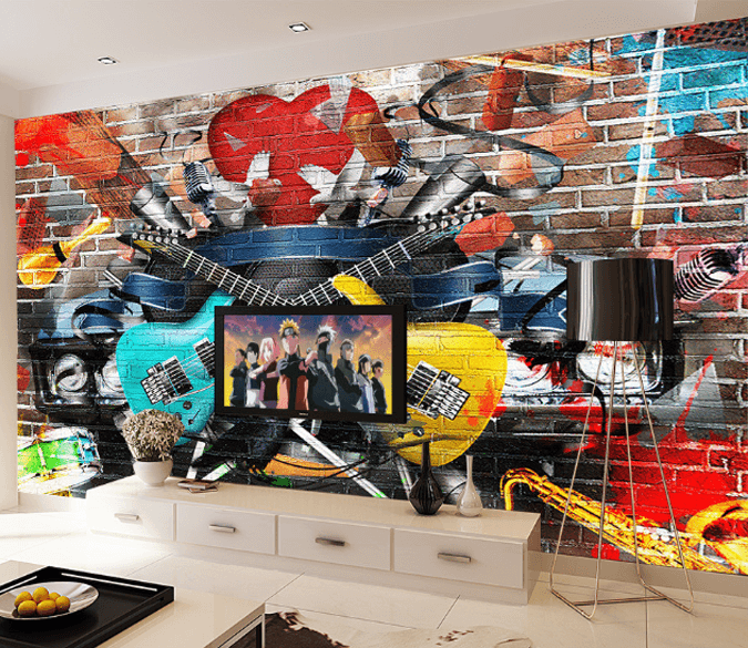 3D Guitar Sound 042 Wallpaper AJ Wallpaper 