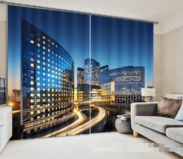 3D City Pretty Buildings 1023 Curtains Drapes Wallpaper AJ Wallpaper 
