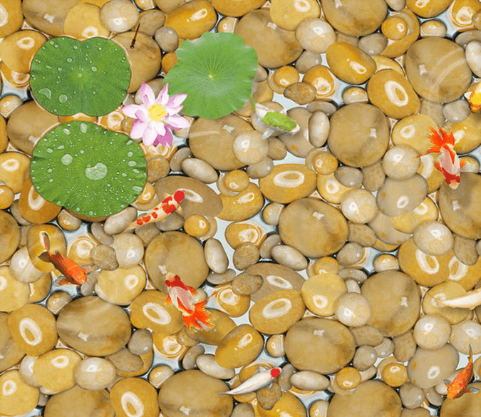 3D Pebbles Floor Mural Wallpaper AJ Wallpaper 2 