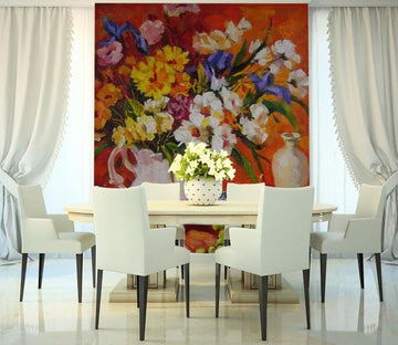 Table Fresh Flowers Wallpaper AJ Wallpaper 