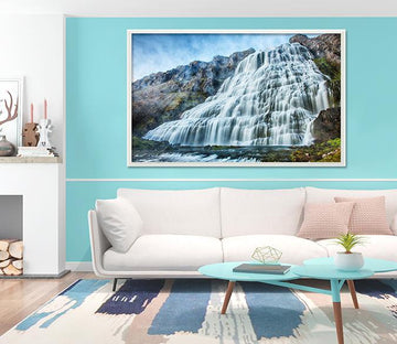 3D Mountain Stream 166 Fake Framed Print Painting Wallpaper AJ Creativity Home 