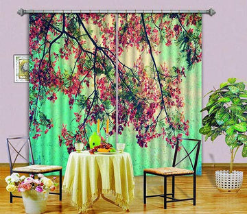 3D Branches Flowers 473 Curtains Drapes Wallpaper AJ Wallpaper 