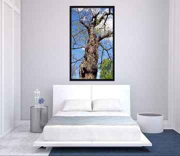 3D Lonely Tree 069 Fake Framed Print Painting Wallpaper AJ Creativity Home 