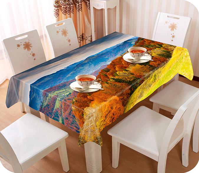 3D Mountains Scenery 828 Tablecloths Wallpaper AJ Wallpaper 