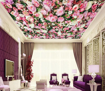 Dense Pink Flowers Wallpaper AJ Wallpaper 