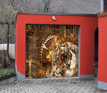 3D Tiger Engineer 154 Garage Door Mural Wallpaper AJ Wallpaper 
