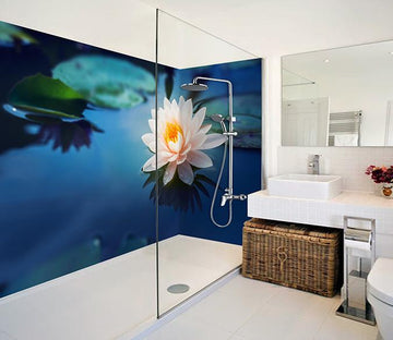 3D Beautiful Lake Flower 55 Bathroom Wallpaper Wallpaper AJ Wallpaper 