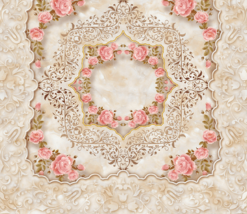 3D Fashion Pattern Floor Mural Wallpaper AJ Wallpaper 2 