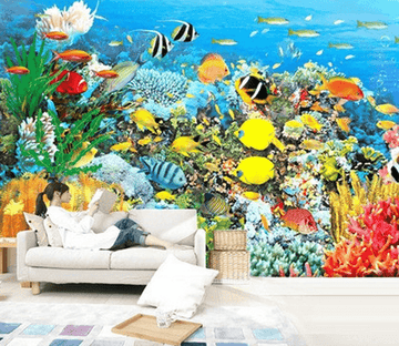 Colorful Marine World Wallpaper AJ Wallpaper 2 