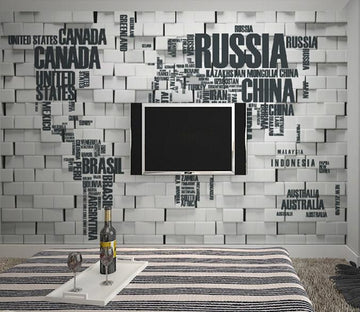 National Name Map Wallpaper AJ Wallpaper 