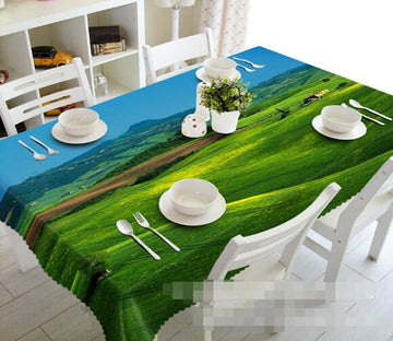 3D Hilly Grassland 857 Tablecloths Wallpaper AJ Wallpaper 
