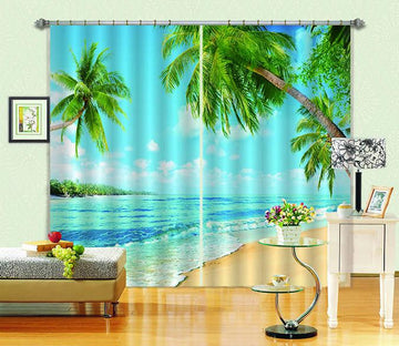 3D Pretty Sea Scenery 736 Curtains Drapes Wallpaper AJ Wallpaper 